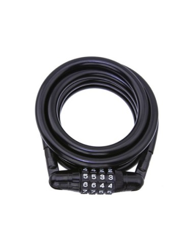 Cable Lock Combination 10mm x 72 Black.